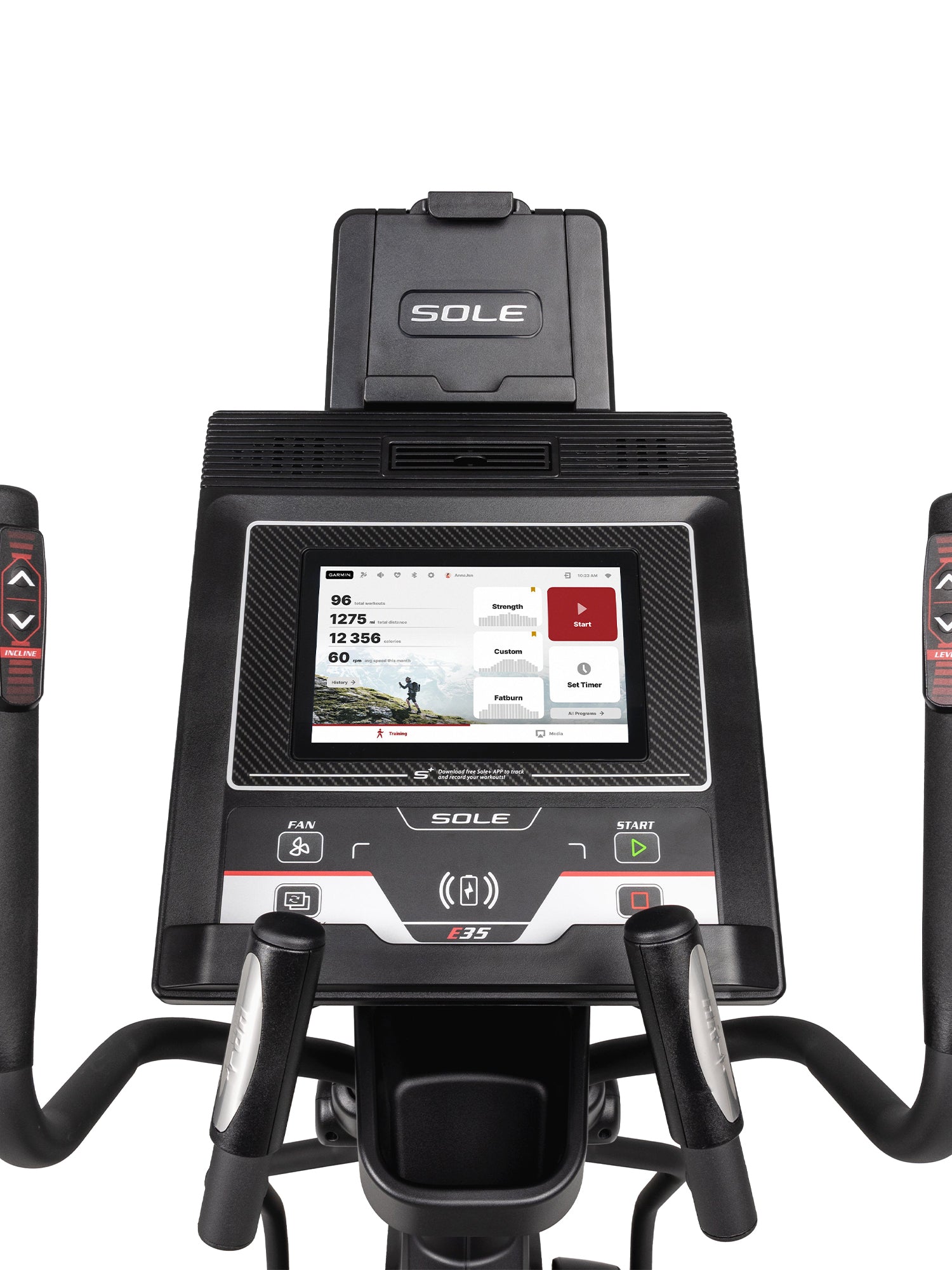 Sole Fitness E35-ENT Elliptical Cross Trainer with 10.1" Touchscreen