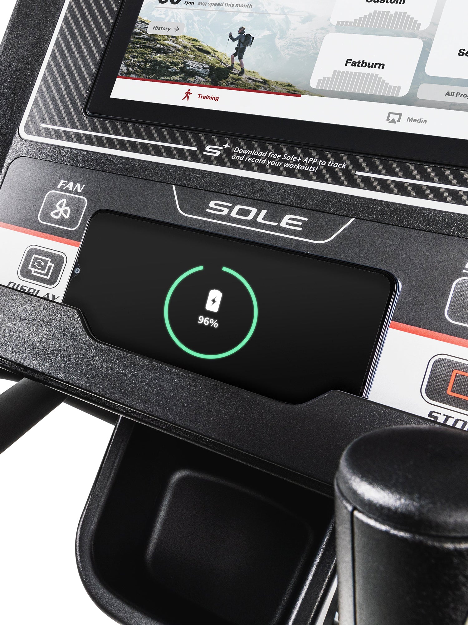 Sole Fitness E35-ENT Elliptical Cross Trainer with 10.1" Touchscreen