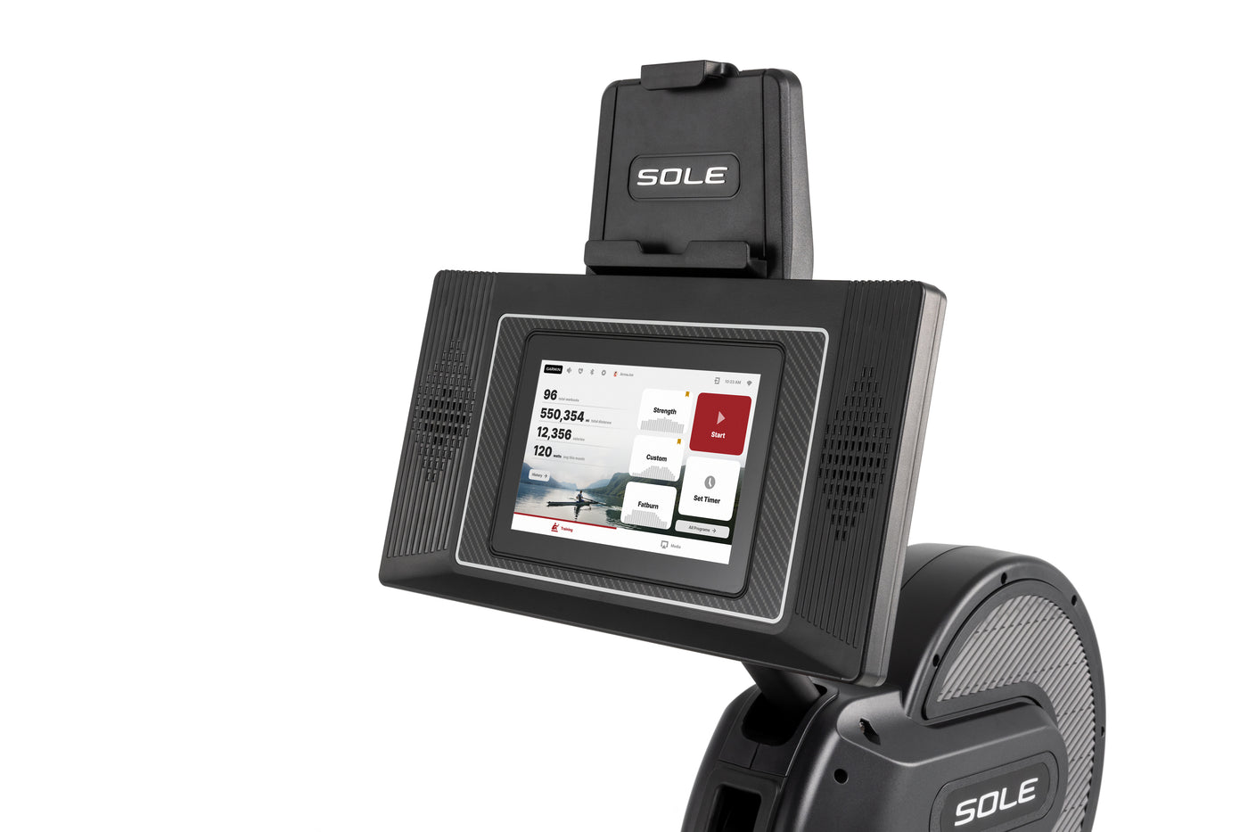 Sole Fitness SR550 Air Rower with 10.1" Touchscreen