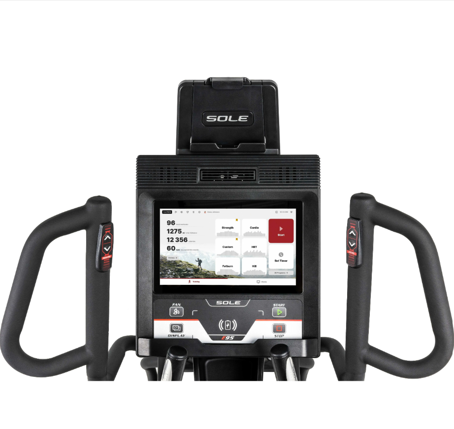 Sole Fitness E95-ENT Elliptical Cross Trainer with 13.3" Touchscreen