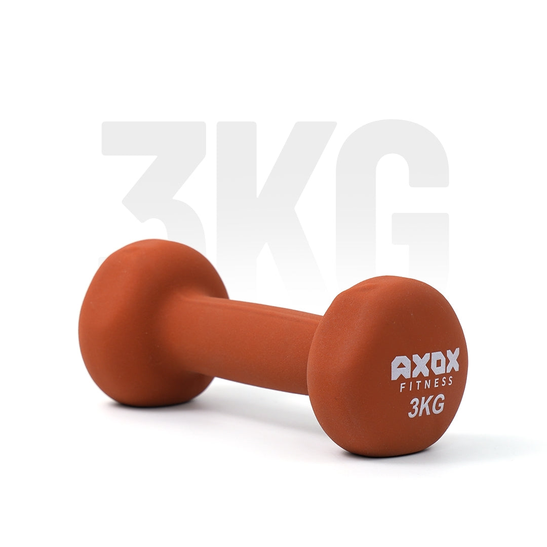 Axox Fitness Neoprene Dumbbell - Single | 1Kg-5Kg