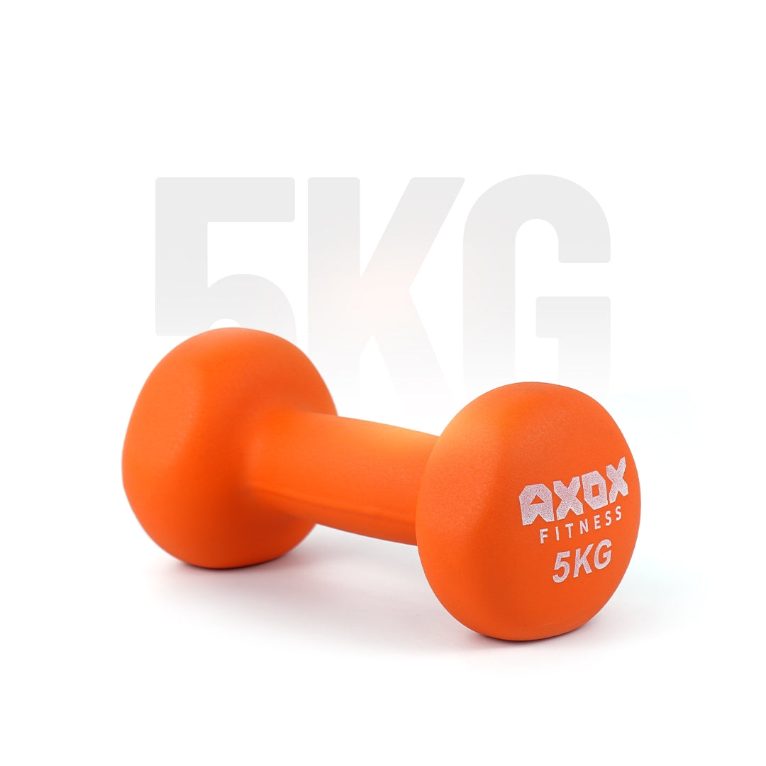 Axox Fitness Neoprene Dumbbell - Single | 1Kg-5Kg