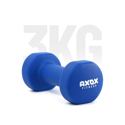 Axox Fitness Neoprene Dumbbell - Single | 0.5Kg - 4Kg