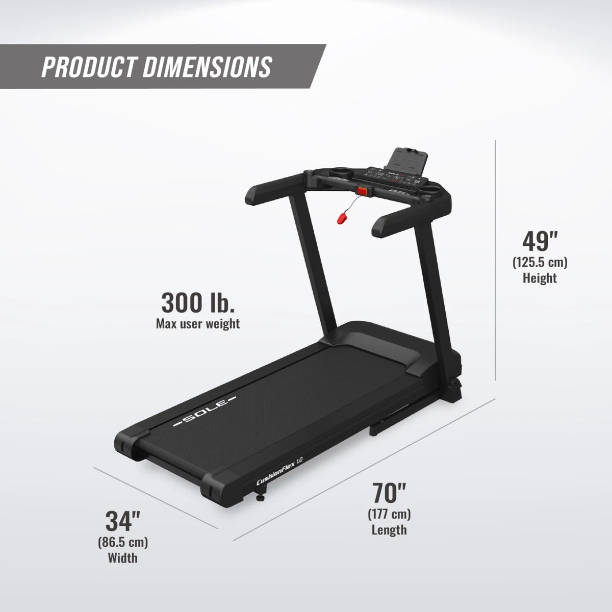 Sole Fitness F50 Folding Home Use Treadmill