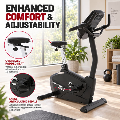 Sole Fitness F60 Treadmill + E20 Elliptical + B54 Upright Bike Bundle