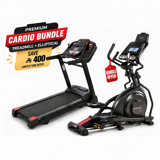 Sole Fitness F60 Treadmill + E25 Elliptical Trainer Bundle