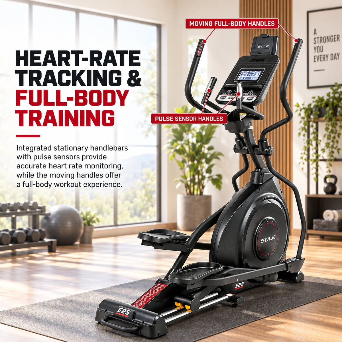 Sole Fitness F60 Treadmill + E25 Elliptical + R52 Recumbent Bike Bundle