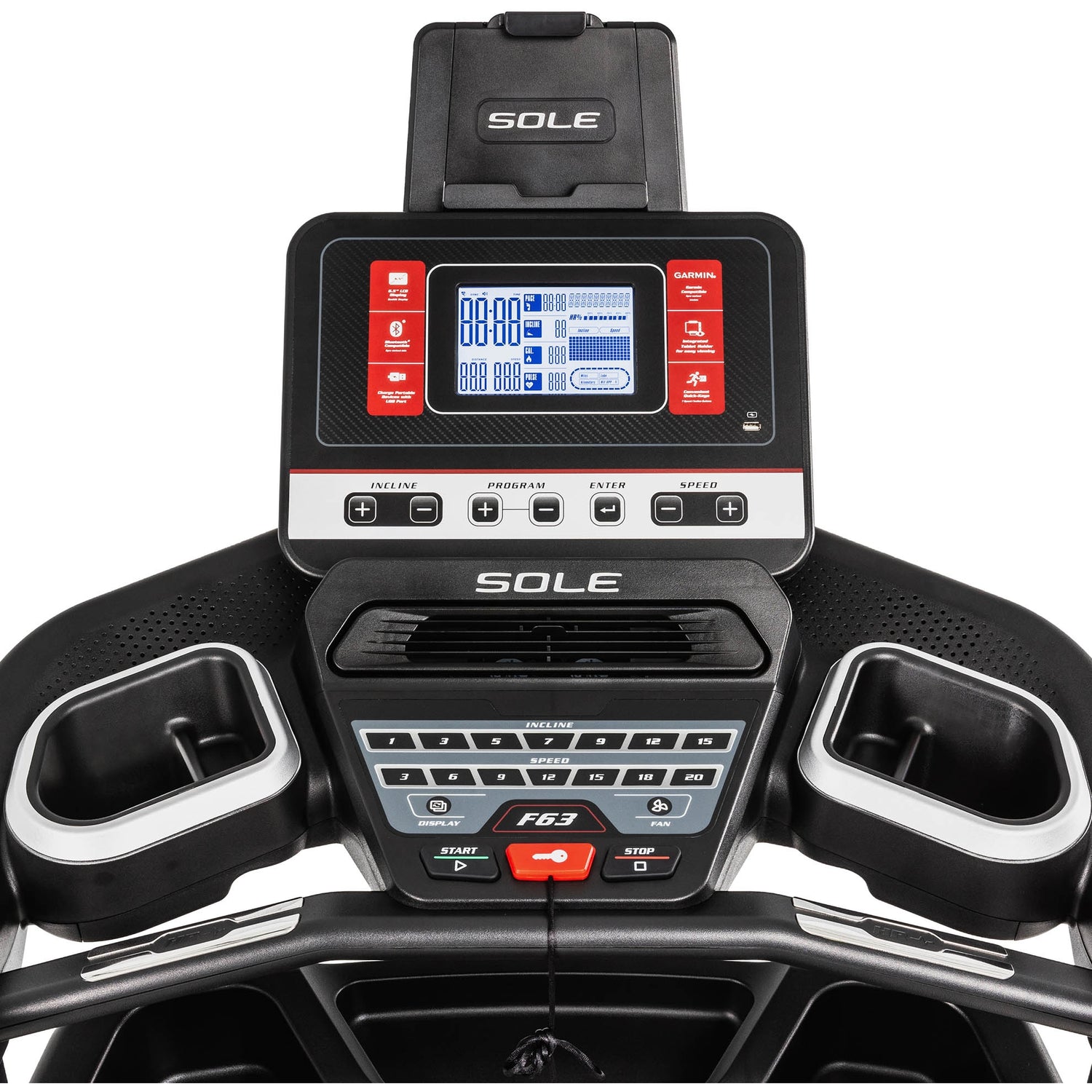 Sole Fitness F63 Smart Treadmill with Bluetooth 