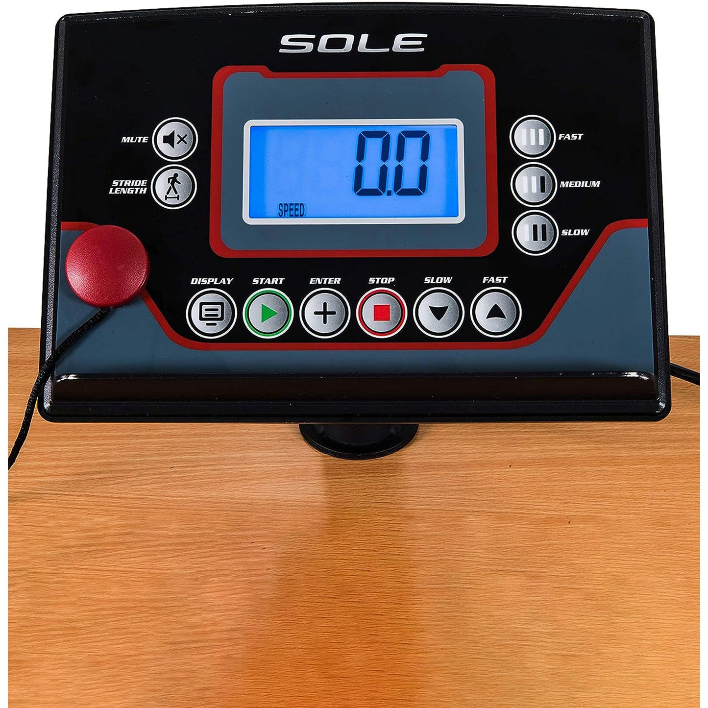 SOLE Fitness exercise machine control panel 